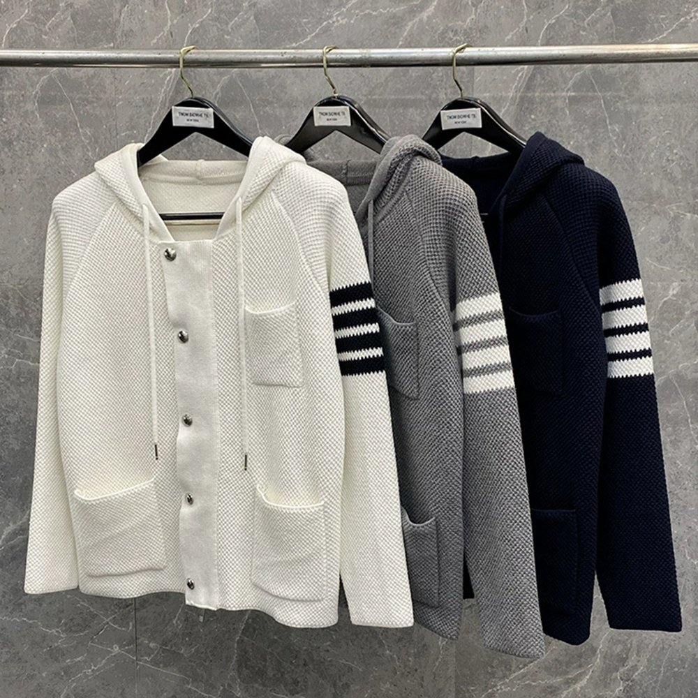 TB-84 TB 톰브라운 후드 파인애플 도톰한 4바 코트