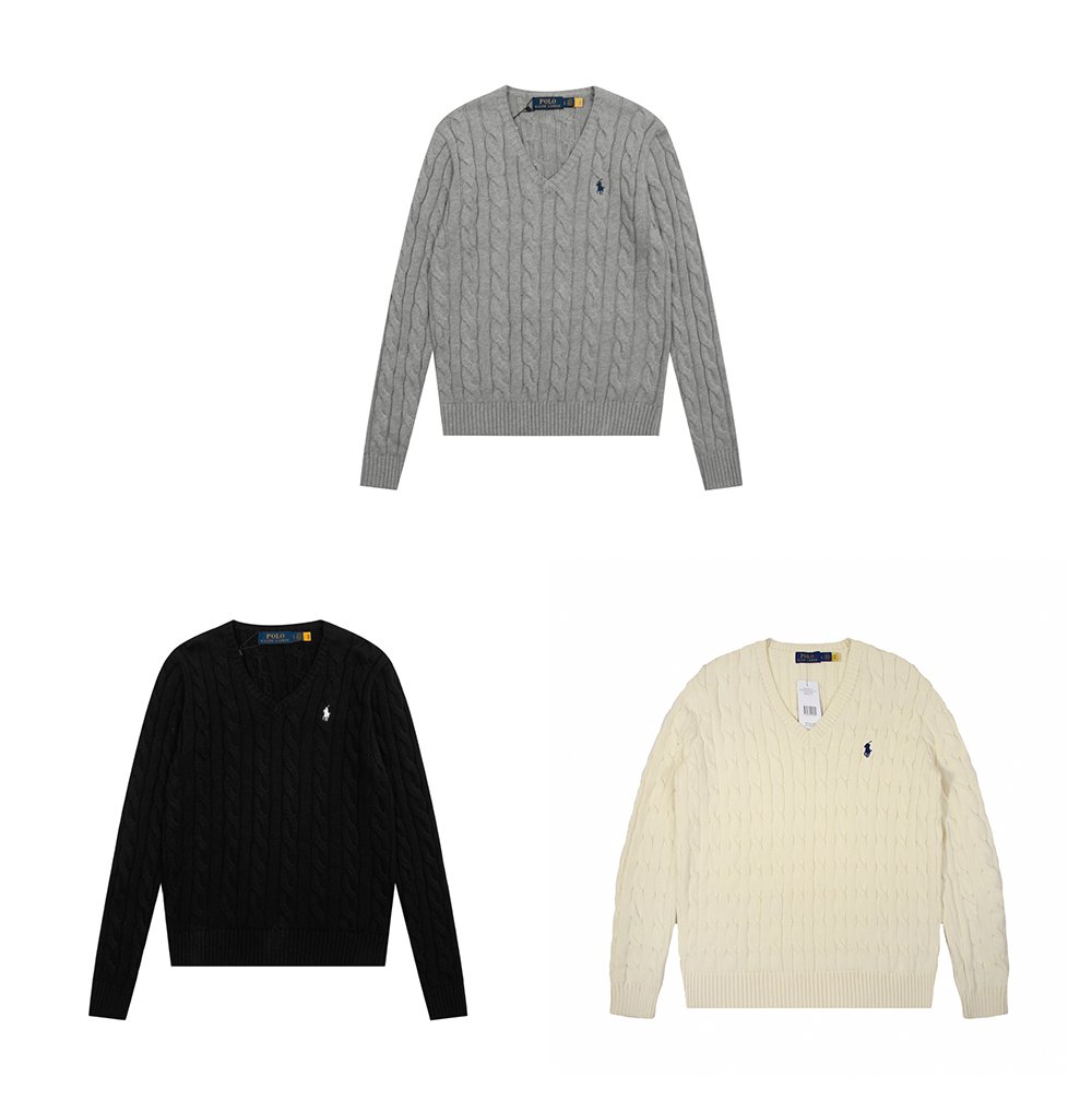 RL-070 랄프로렌 오리지널 브이넥 긴팔 니트 RL-071/RL-072