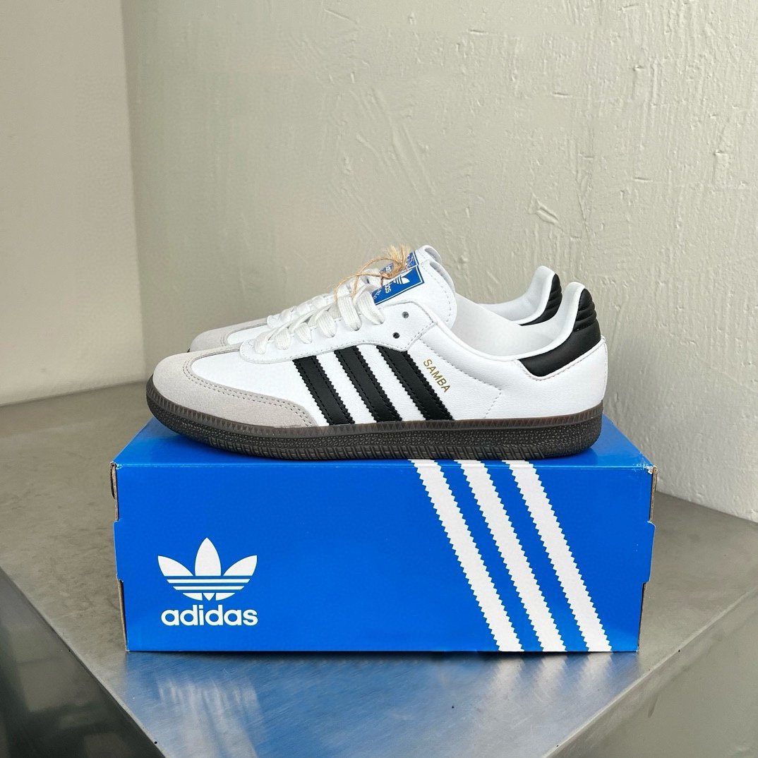 Adidas-021 아디다스 삼바 로우탑 남녀캐주얼화 보드화 화이트그레이블랙