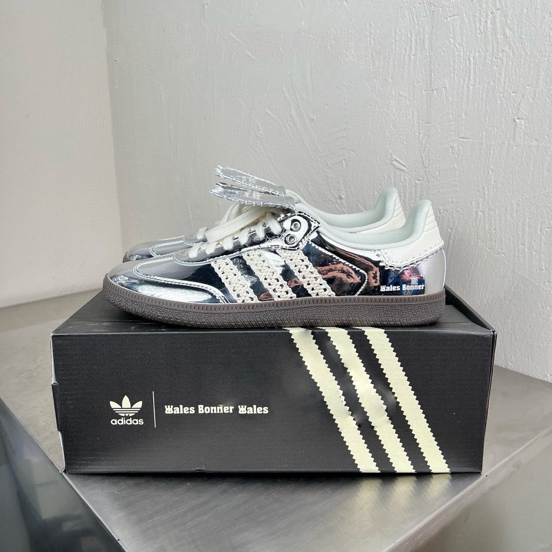 Adidas-022 아디다스 삼바 로우탑 남녀 캐주얼화 스니커즈 리퀴드실버