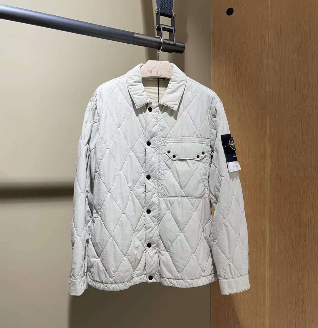 stone-001 스톤아일랜드 가을 겨울 버튼 포켓 차이나 남자 코트 재킷 stone-002