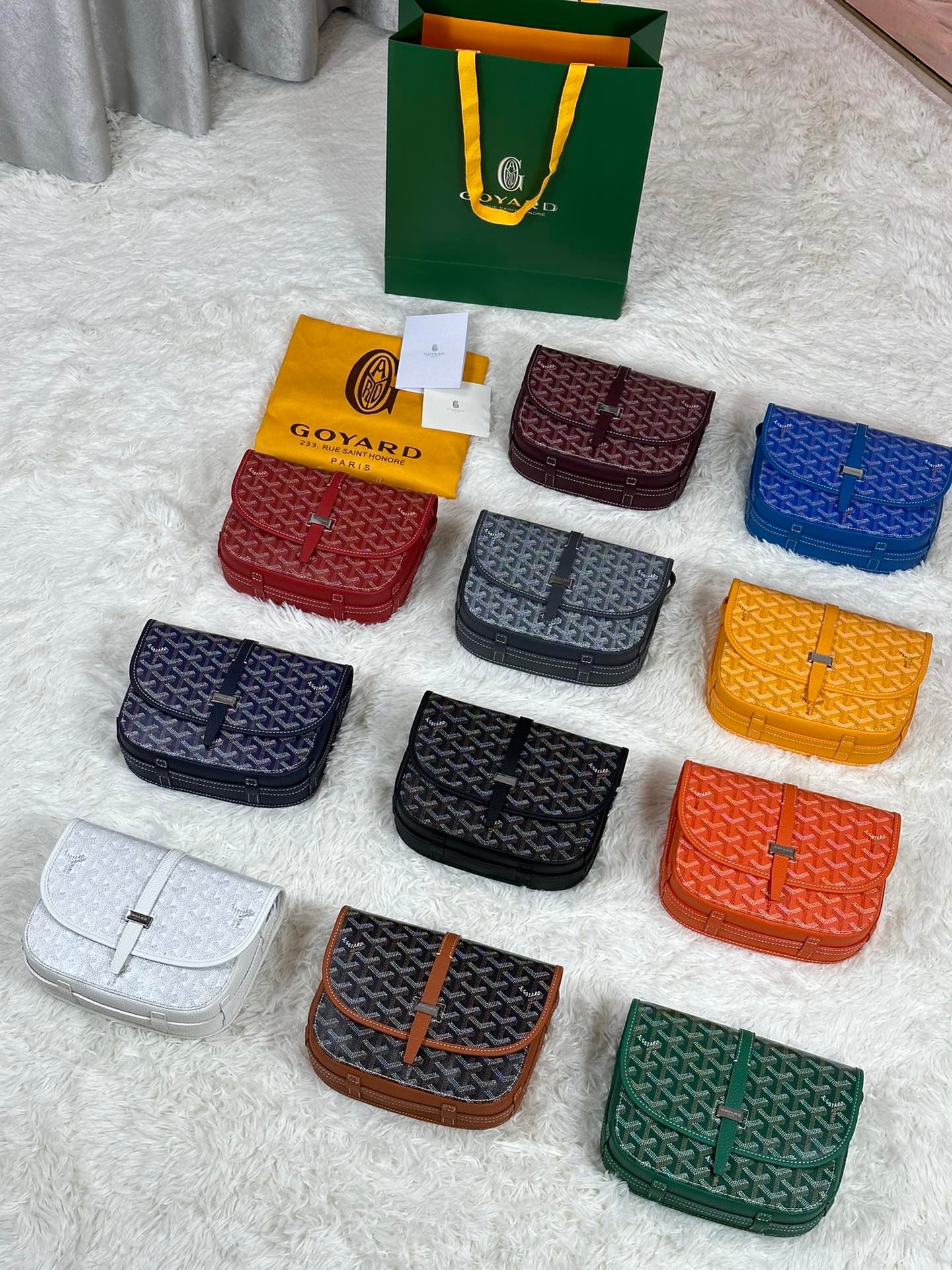 고야드 원버튼 메신저 숄더 크로스백 Goyard7040