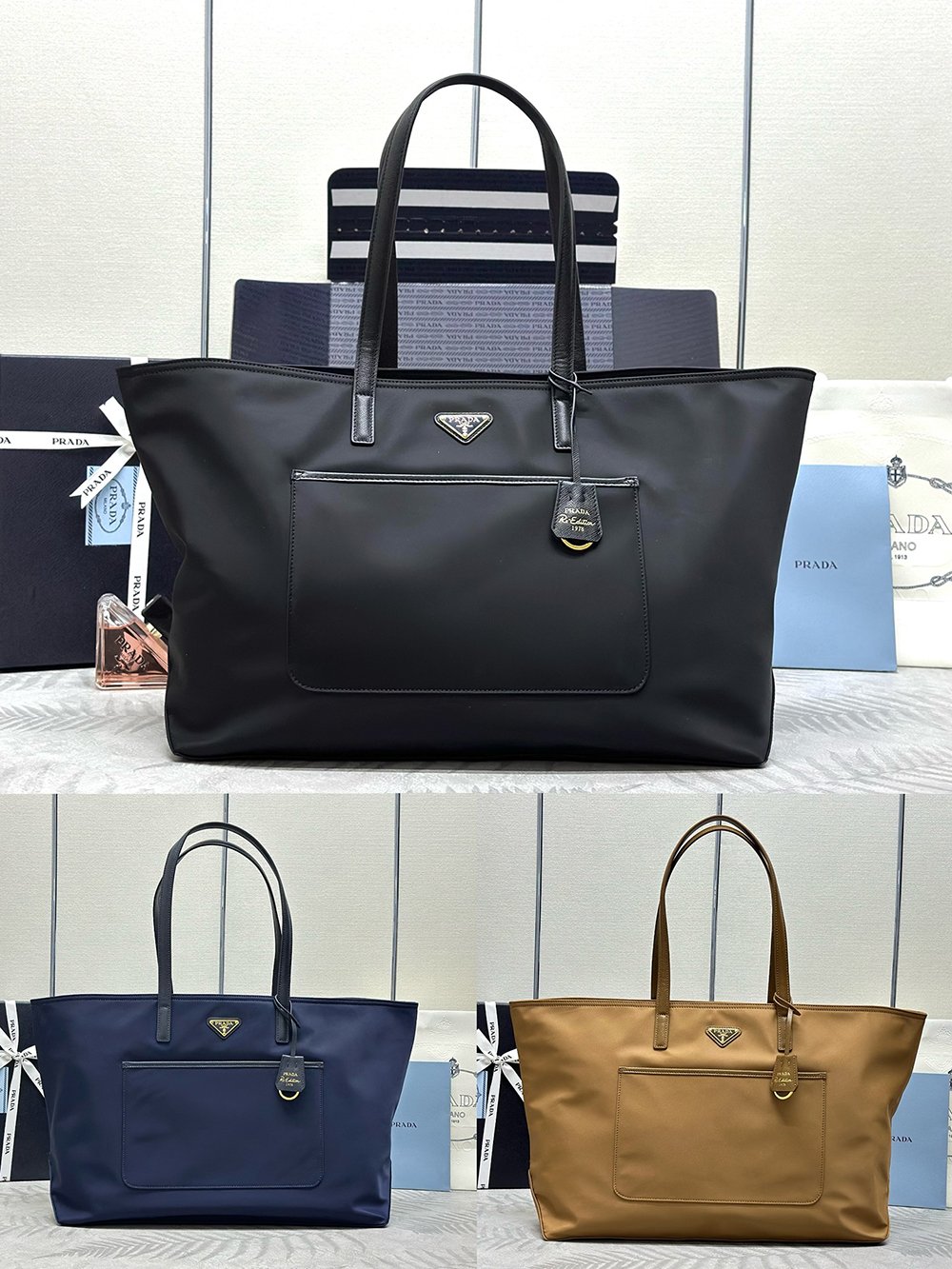 프라다 대용량 토트 숄더백 PRADA90097