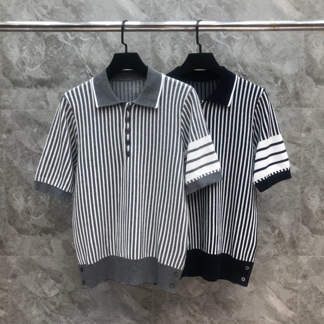 TB-77151 TB 스트라이프 니트 폴로 반팔