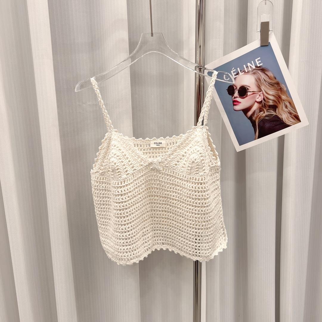 셀린느 펀칭 끈 나시 CELINE3528