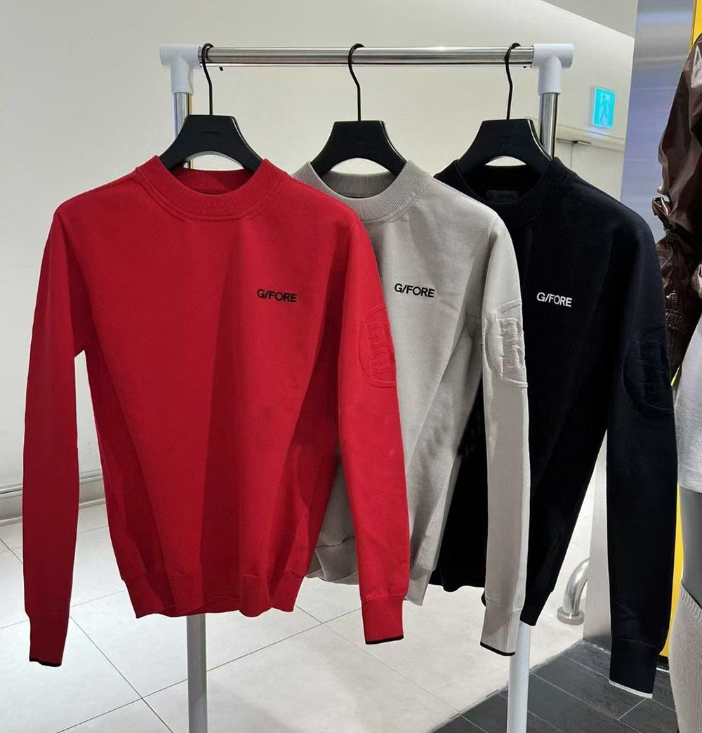 지포어 골프웨어 라운드 긴팔 니트 golf5054