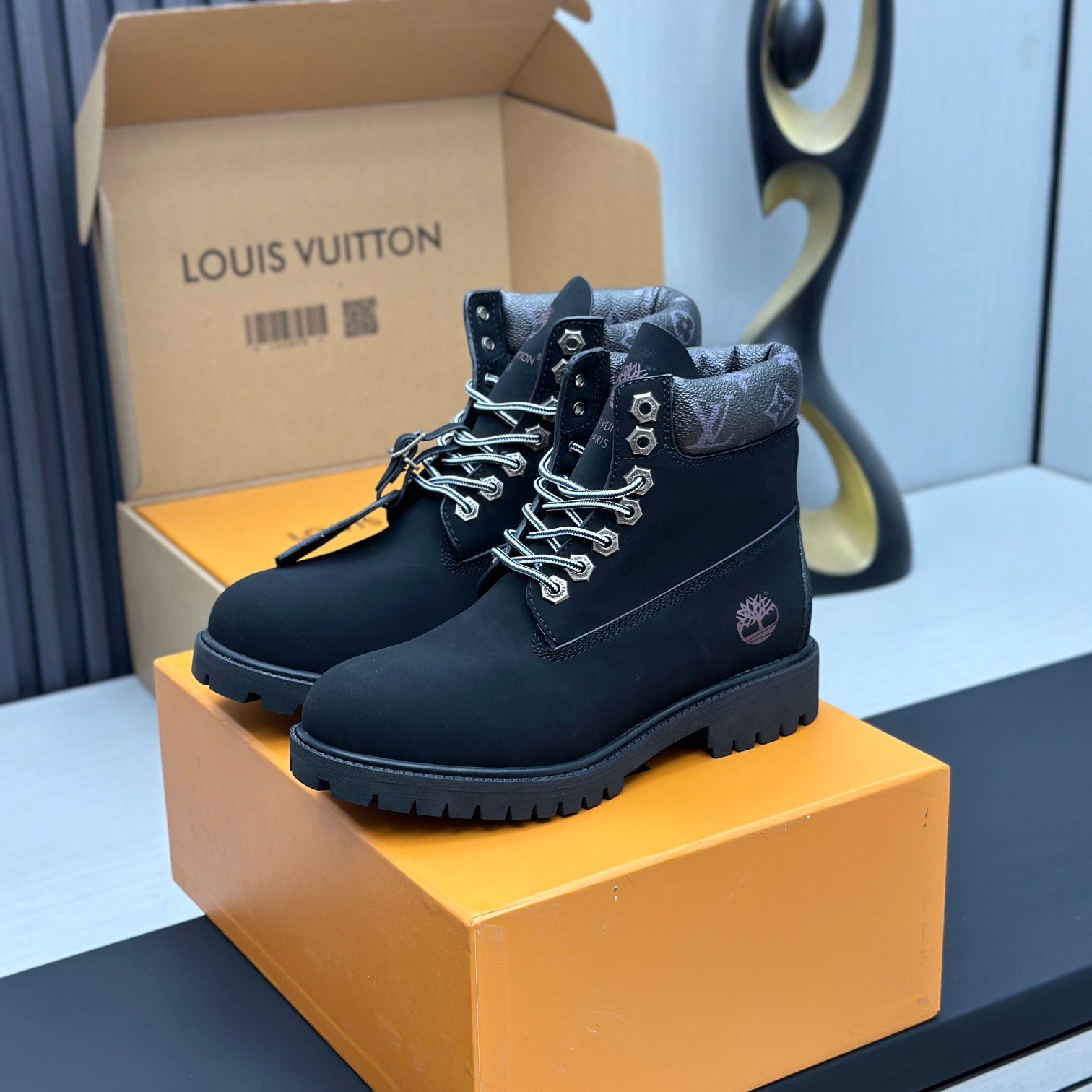 루이비통 그레이트 옐로우 부츠-블랙 LV83051