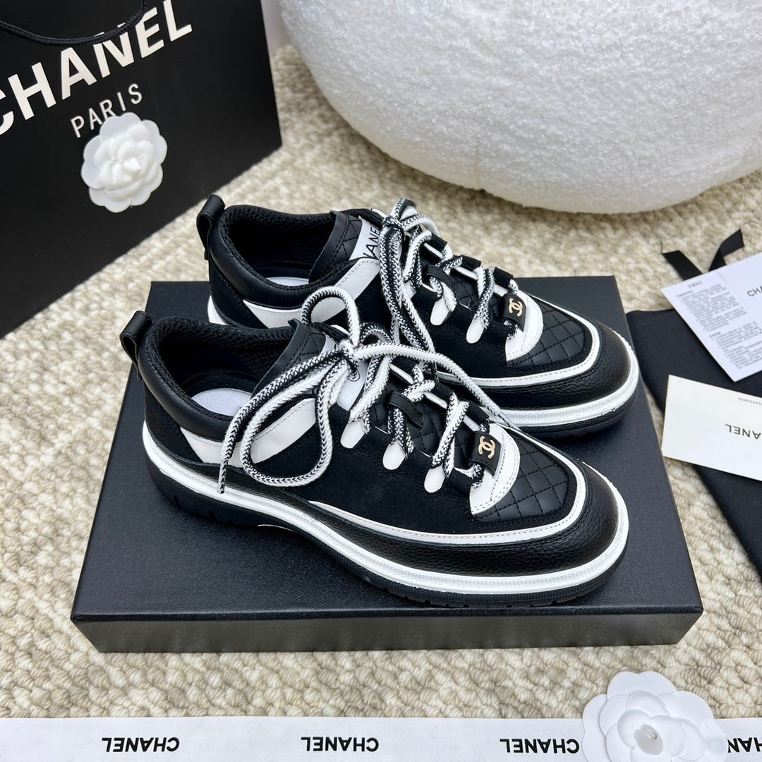 샤넬 스니커즈 운동화-블랙 CHANEL76012