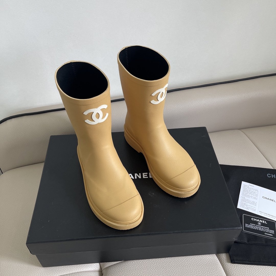 샤넬 앵클 장화-브라운 CHANEL76018