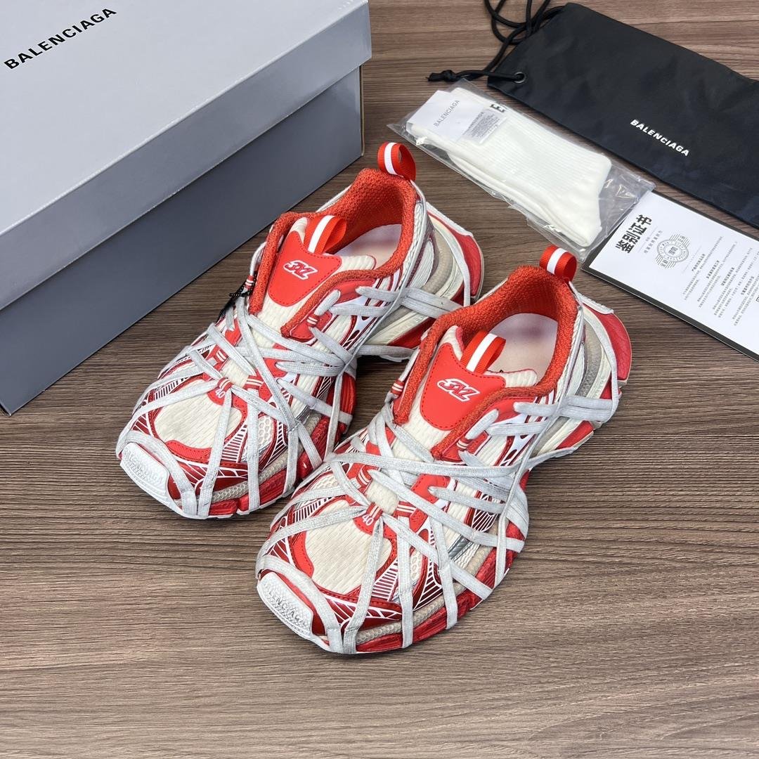 발렌시아가 모던 통굽 스니커즈-레드 balenciaga5744