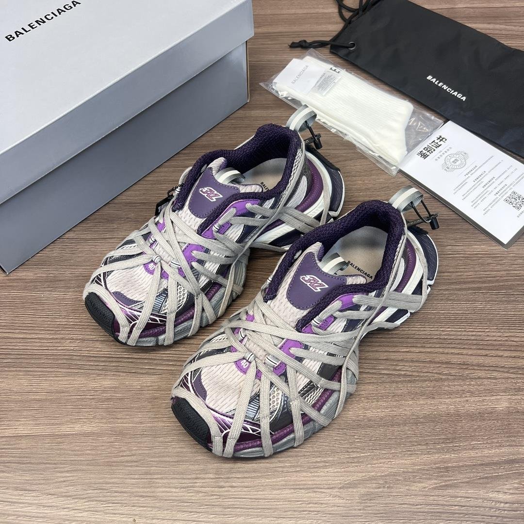 발렌시아가 모던 통굽 스니커즈-퍼플 그레이 balenciaga5748