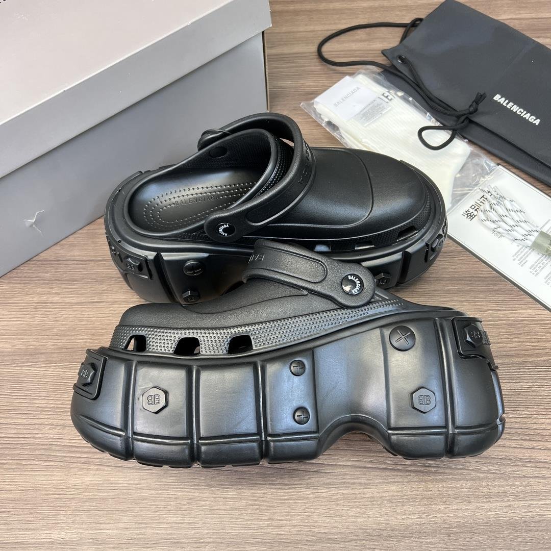 발렌시아가 플랫폼 펀칭 슈즈-블랙 balenciaga5759