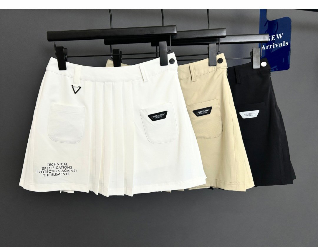 golf-31 마크 앤 로나 A 치마바지 여성 앞쪽에 2포켓 뒤쪽에 2지퍼 가짜 포켓