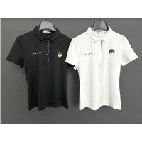 golf-61 말본 칼라 폴로 3개 스냅 반팔