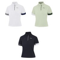 golf-68 타이틀리스트 터틀넥 반팔 3스냅 디자인 소매 끝단 스판