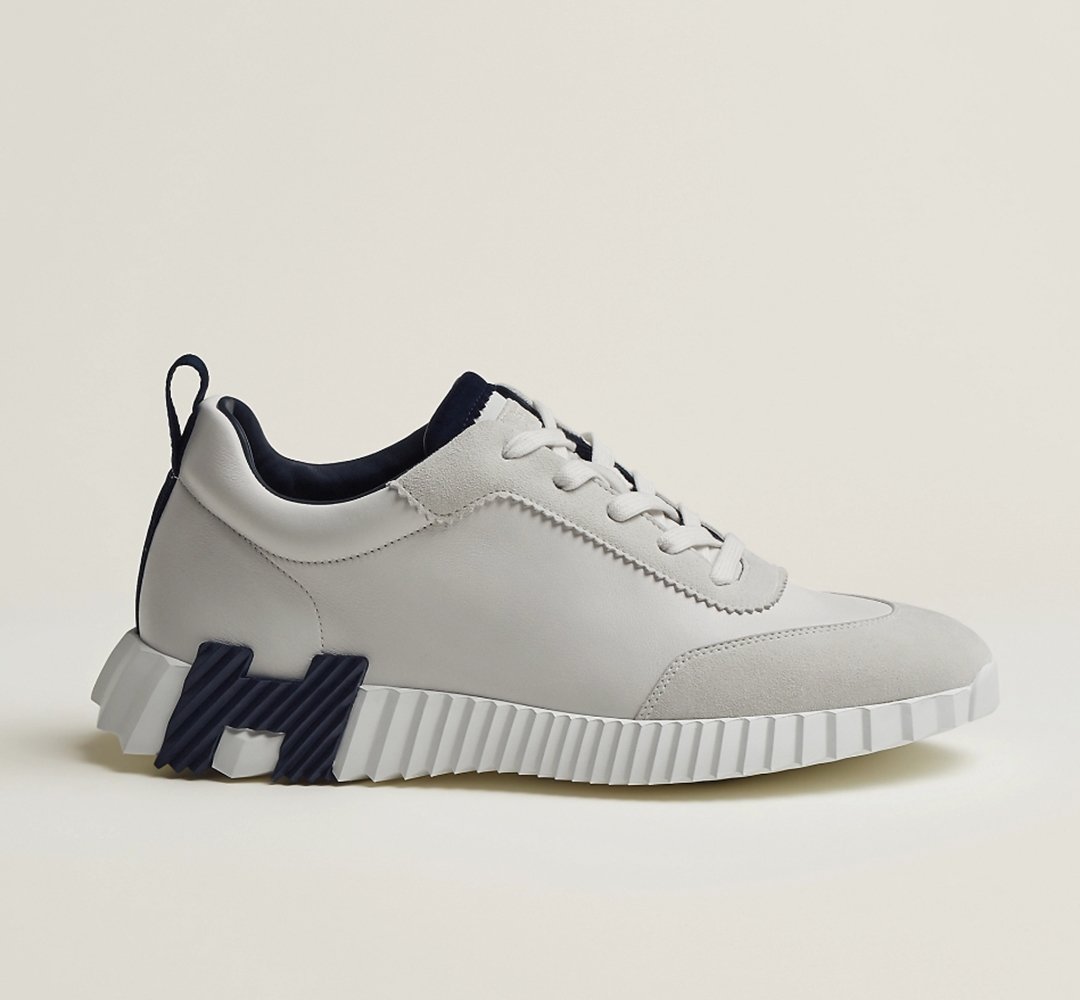 Hermes-4 헤르메스 운동화 아이보리-블랙로고 H속 블랙