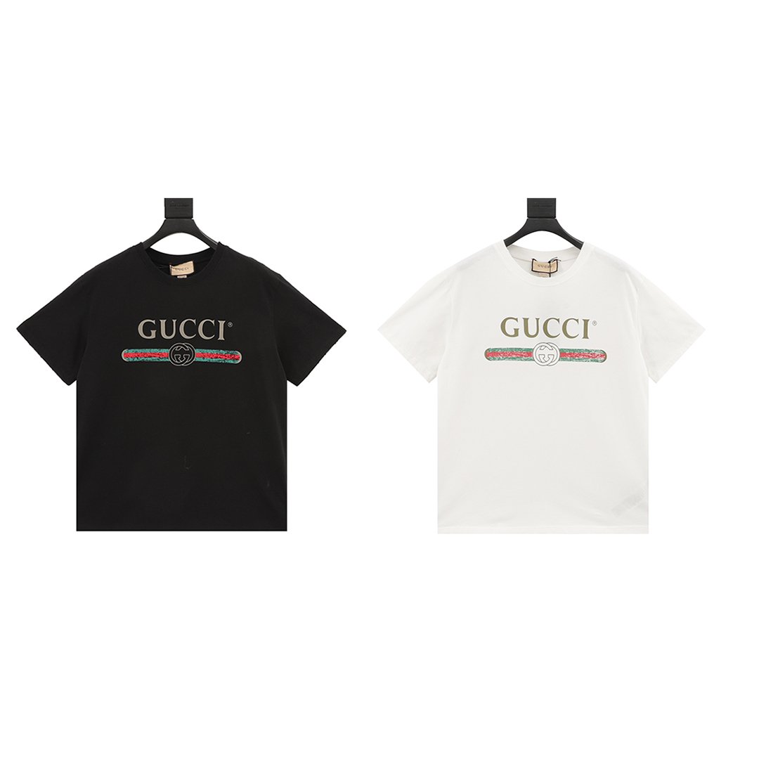 gucci-1001 구찌 더블링벨트 로고 프린트 반팔 티셔츠
