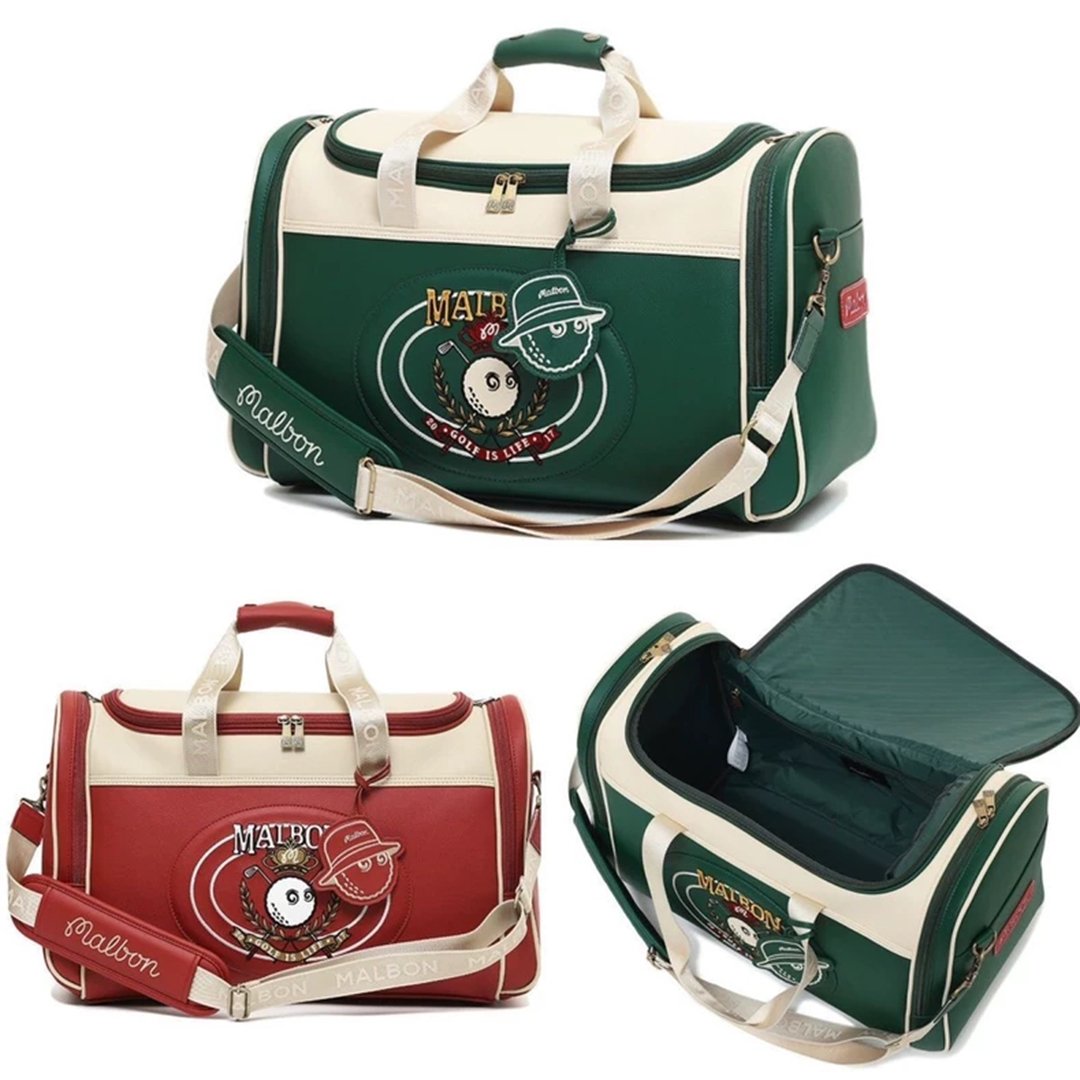 golf-91 말본 골프 파우치 탈부착 숄더 스트랩 가죽 하드 소재