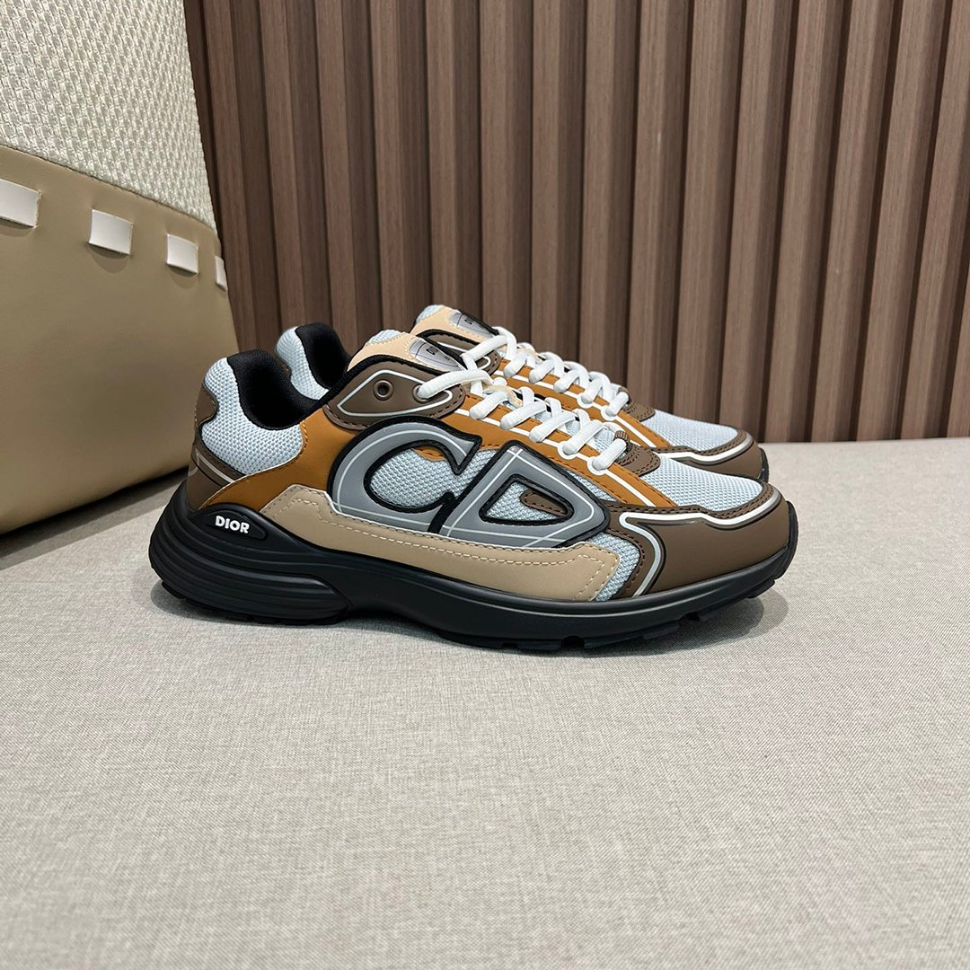 디올 B30 반사 아빠 운동화 - 커피브라운 DIOR2515