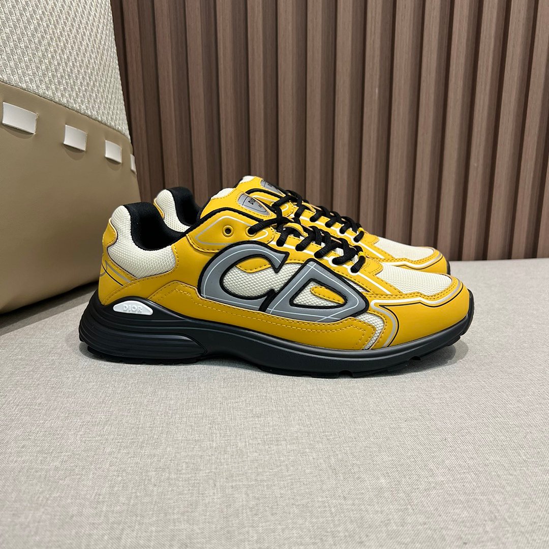 디올 B30 반사 아빠 운동화 - 옐로우그레이 DIOR2516