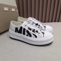 디올 Walk'n 플라워 자수 통굽 스니커즈 -- 화이트블랙 DIOR2620