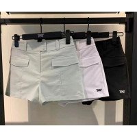 golf-104 익스트림 캐주얼 반바지 앞뒤 2포켓씩 허리 중간 2버튼