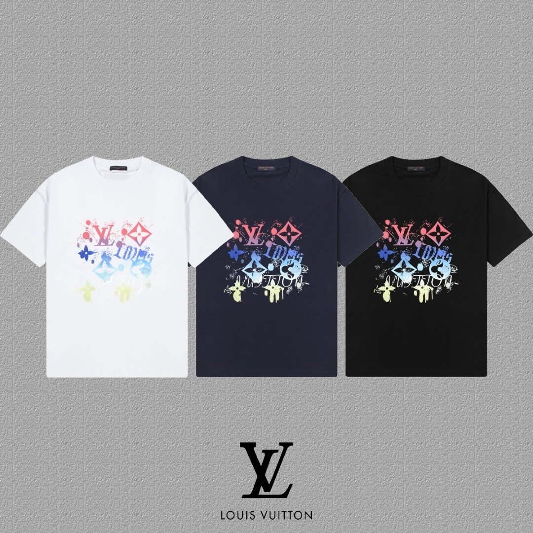 LV-857 루이비통 순면 캐주얼 반팔 티