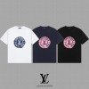 LV-858 루이비통 면 반팔 라운드넥 프린트 티
